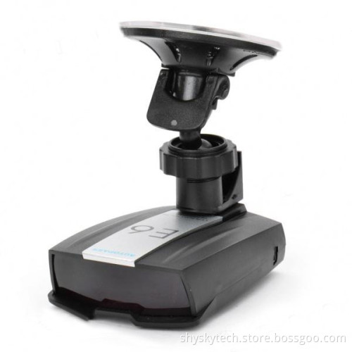 360° Car Detector E6 Russian /English Voice Anti Radar Detector With LED Display Full Band Alert Laser Defense System